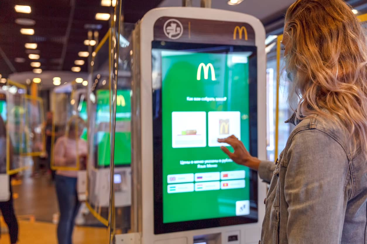 McDonalds touch screen
