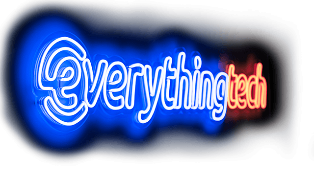 everything tech neon logo