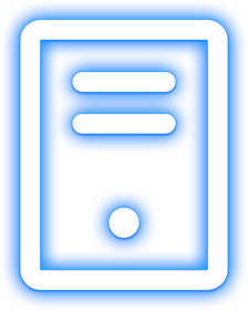 everything tech blue neon need a better it partner icon