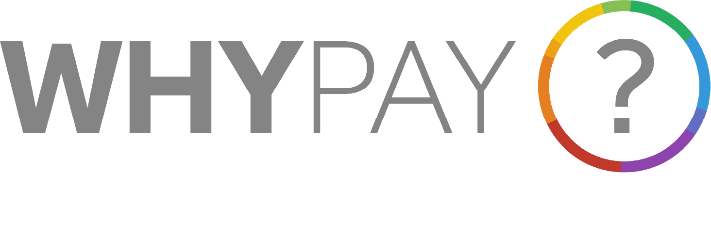 why pay? colour logo with everything tech logo