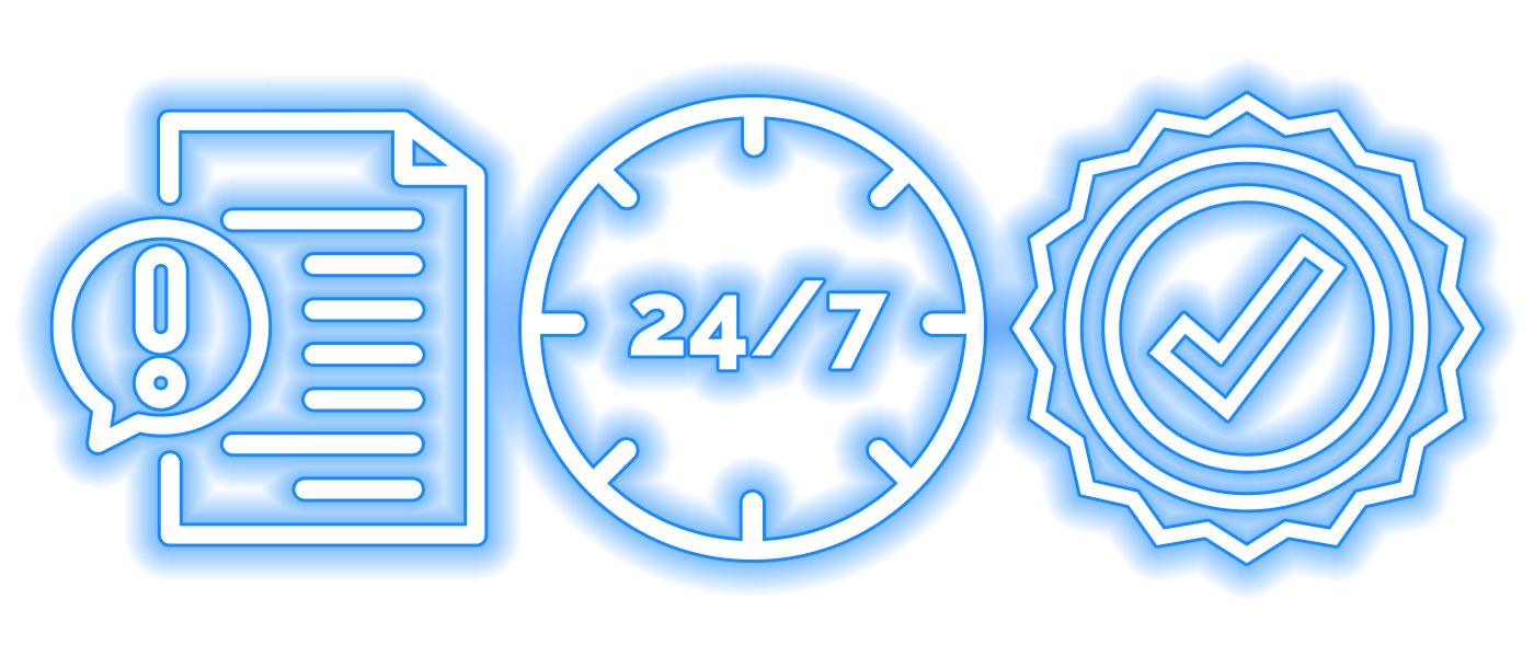 neon icons 24/7 support